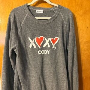 Peloton xoxo Cody gray pullover